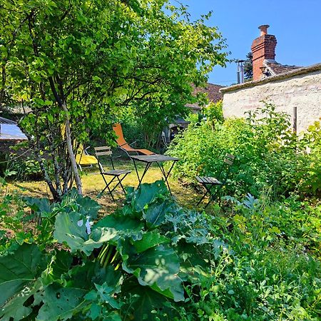 モンルイ・シュル・ロワール La Maison Bleue De Husseau Ancienne Ferme Semi-Troglodytique 18E Siecleヴィラ エクステリア 写真